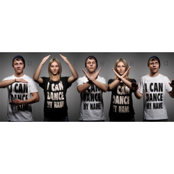 Heren Bleed Shirt "I can dance my name"