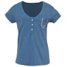 Dames Shirt Bleed Clothing "V-neck"