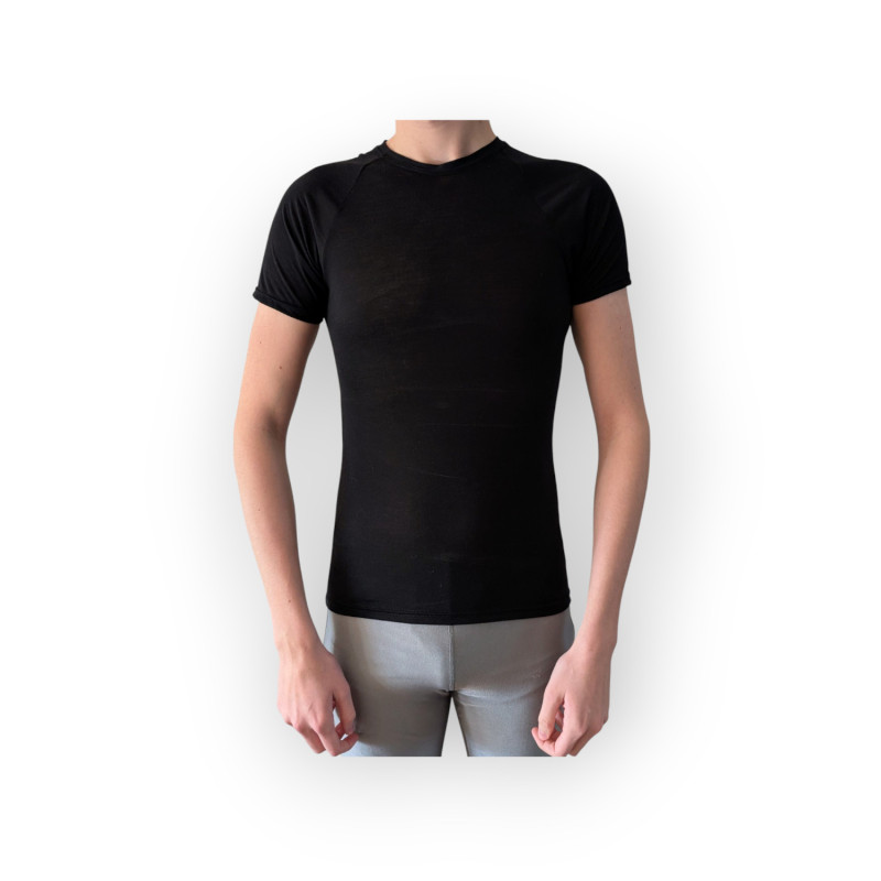 Heren ondershirt Tencel Zwart Heren ondershirt Tencel Zwart